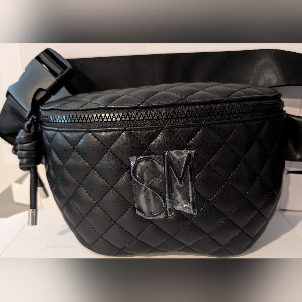 Steve Madden Black Belt Bag New Brand